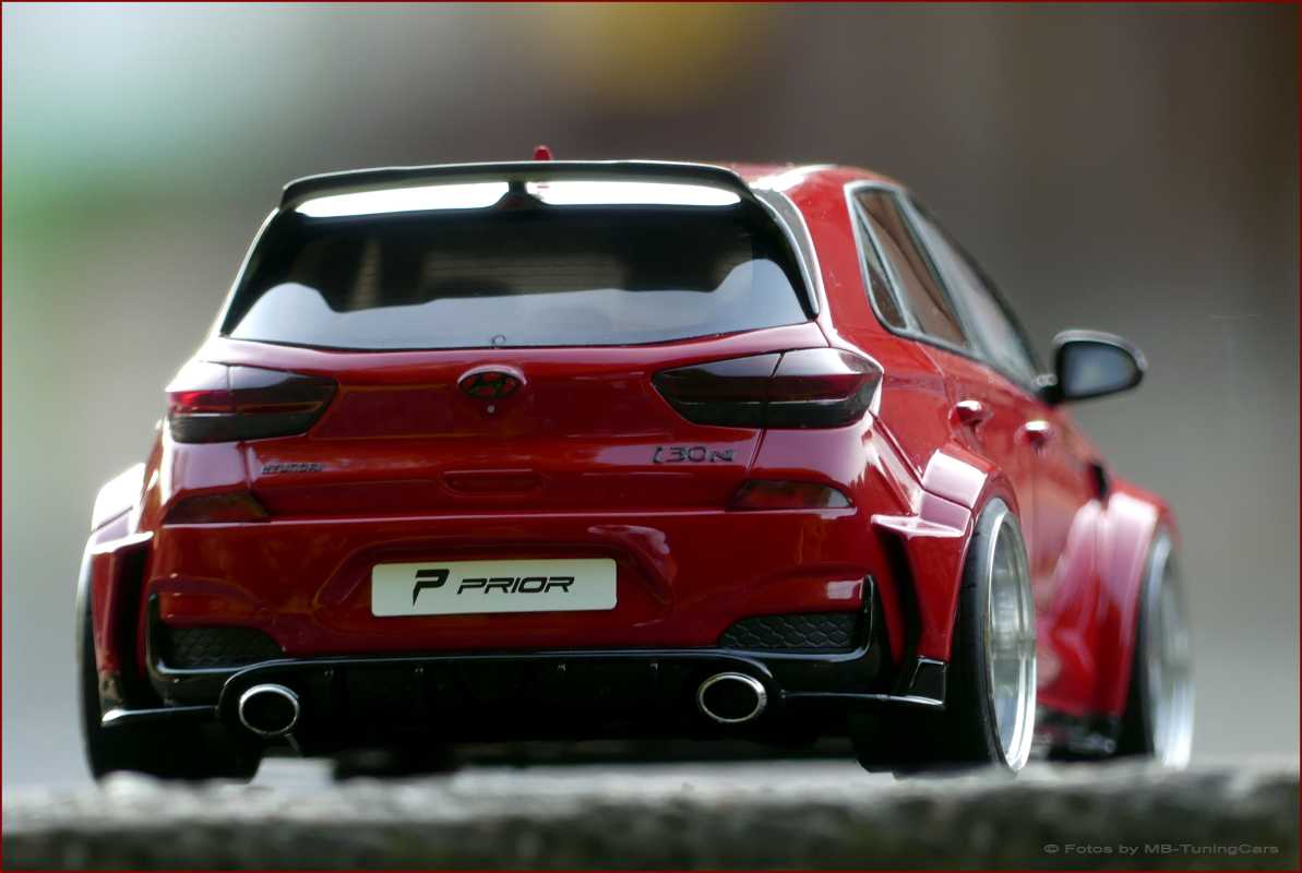 1:18 Hyundai I30 N Prior Rot Edition mit 3tlg.Alufelgen inkl.OVP